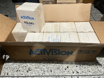 Commando Atari 2600 ACTIVISION COMPLETE MASTER CASE. 10 Boxes. 60 Games Total.