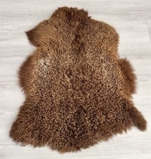  100 Natural Gotland Sheepskin Rug,sheepskin Pelt,Natural Color,Camel