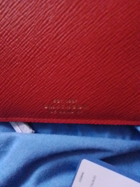 Smythson Multi -zip Case In Panama Red RRP £285 unisex image 3