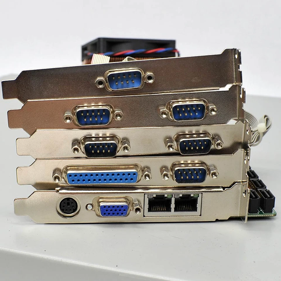 Computadora industrial Advantech PCE-5124 placa única SBC Pentium III CPU 2 GB + ventilador Foto 4 de 4