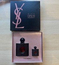 Image of YSL Black Opium Eau de Parfum Gift Set 50ml Plus Purse Size 7.5ml