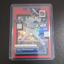 2022 Panini Donruss-RED HOLO Rated Rookie-Cubs Greg Deichmann-#45