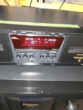 Sony TC-WE475 Stereo Double Cassette Deck Player Recorder Black HiFi Japan Vtg