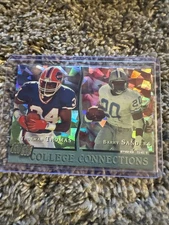 1993 Pro Set College Connections THURMAN THOMAS & BARRY SANDERS #CC1 - Mint