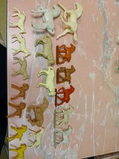 18 Vintage Plastic Marx Auburn Other Farm Animal HORSES LOT