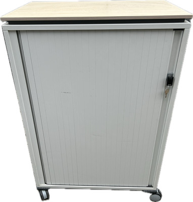 STEELCASE Mobile Storage Caddy Rolladencaddy mit Posteingangsablage 70x43x108cm