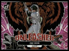 2023 Donruss - Unleashed Pink Fireworks #U3 Zac Veen