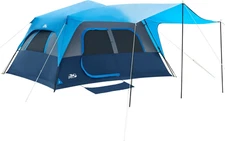 8 Person Instant Cabin Tent, Easy 60 Second Setup Pop up Waterproof Spacious Int