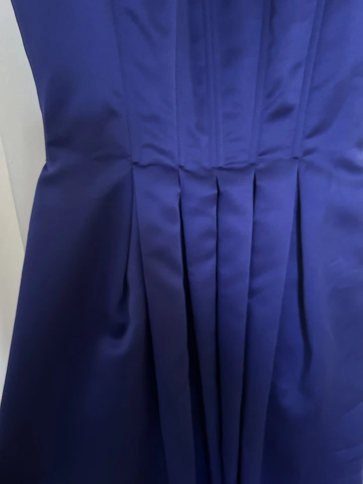 Vestido Formal Largo Azul Jessica McClintock Talla 9/10 Sin Tirantes Baile de graduación Y2K Foto 3 de 4