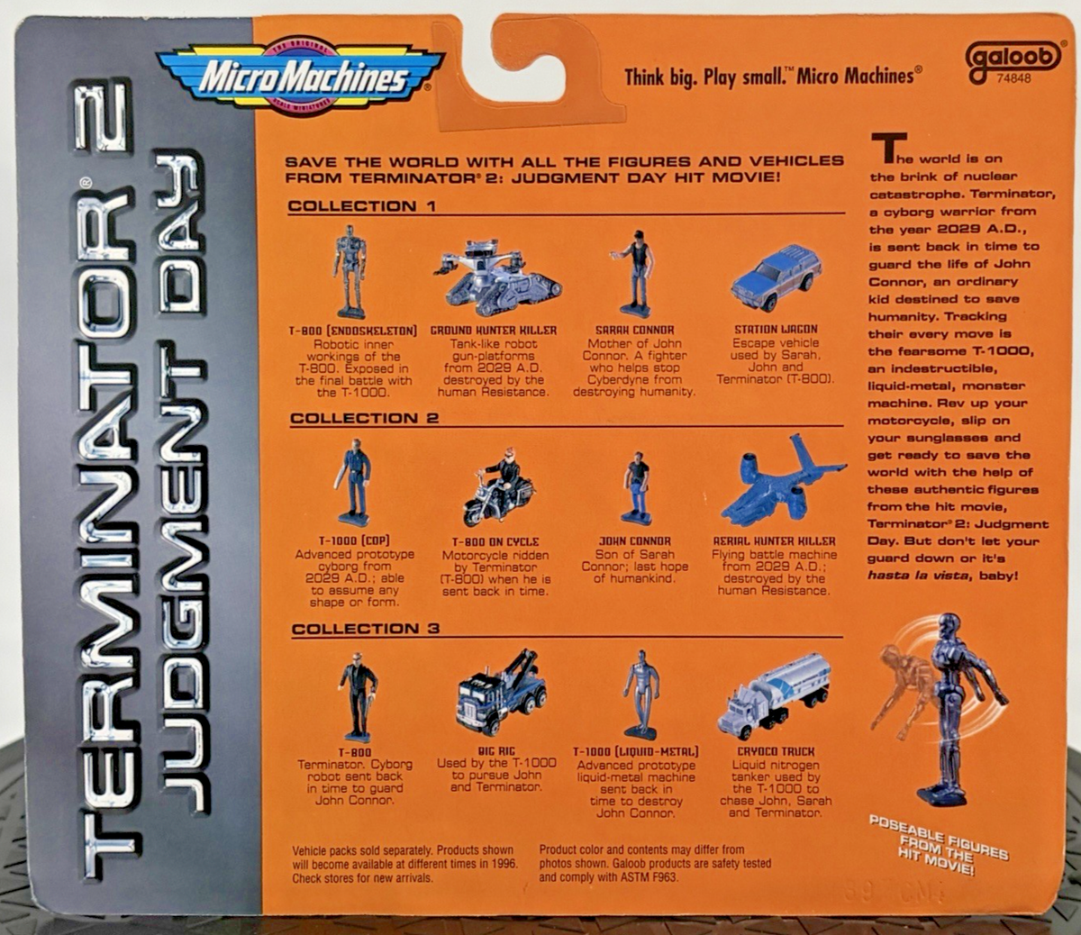 Micro Machines Terminator 2 - Judgement Day - Complete Set
