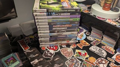 Xbox 360 Kinect 14 Game Lot Blackwater Kinect Sports DDR Dance Central Disney