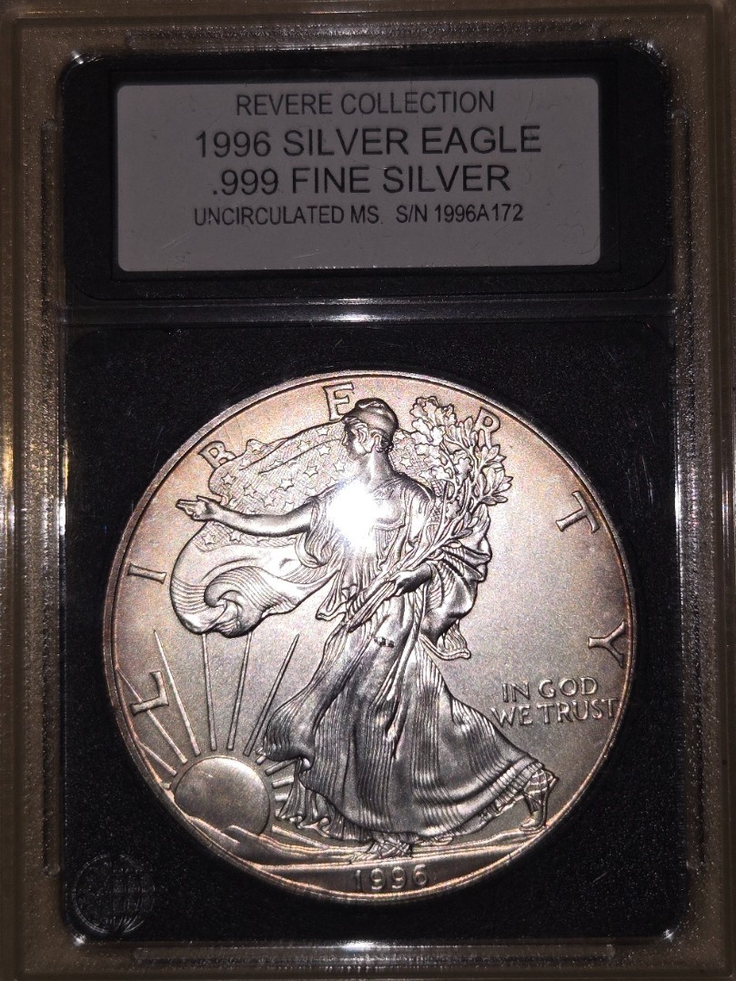 1996 Silver Eagle *KEY DATE* $1 Dollar 1oz Uncirculated .999 Mint