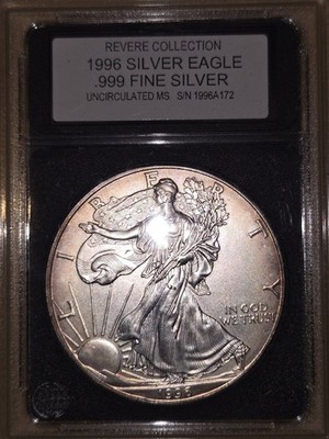 1996 Silver Eagle *KEY DATE* $1 Dollar 1oz Uncirculated .999 Mint