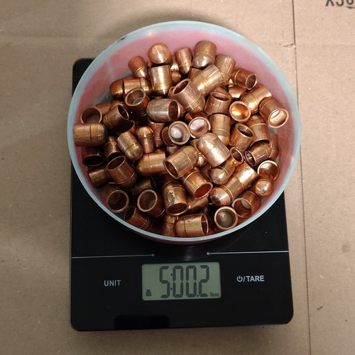 5 LBS clean scrap copper welding caps