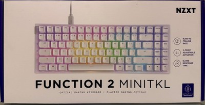 NZXT Gaming-Tastatur Function 2 MiniTKL 2024 Weiß Deutsch Neu OVP