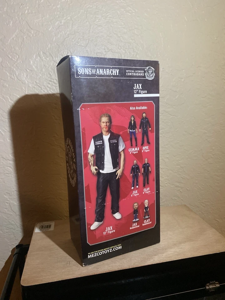 12-дюймовая фигурка Mezco SOA Jax Teller 12 дюймов Sons Of Anarchy НОВАЯ КОРОБКА - Изображение 4 из 4