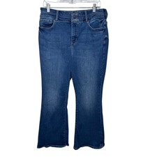 NYDJ Women  s Jeans Size 14 Blue Bootcut Lift Tuck Technology Stretch Denim