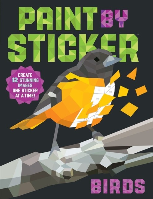 Paint By Sticker: Birds: Create 12 Stunning Images One Sticker at a Time! - Image 3