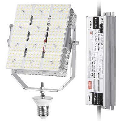 240W LED Shoebox Retrofit Kit (Input 100-277V) 33600LM E39 Outdoor Parking Light