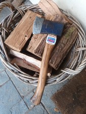 Vintage Hand Forged KEEN 1 3/4 Lb Camping Kindling Axe Made W Germany Sharp