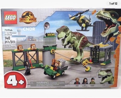 Lego Jurassic World Dominion SEALED SET 76944 T Rex Dinosaur Breakout 3 minifigs