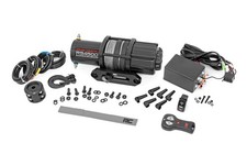Rough Country 4500lb Utv Electric Winch 1.4hp Synthetic Rope - Rs4500sa