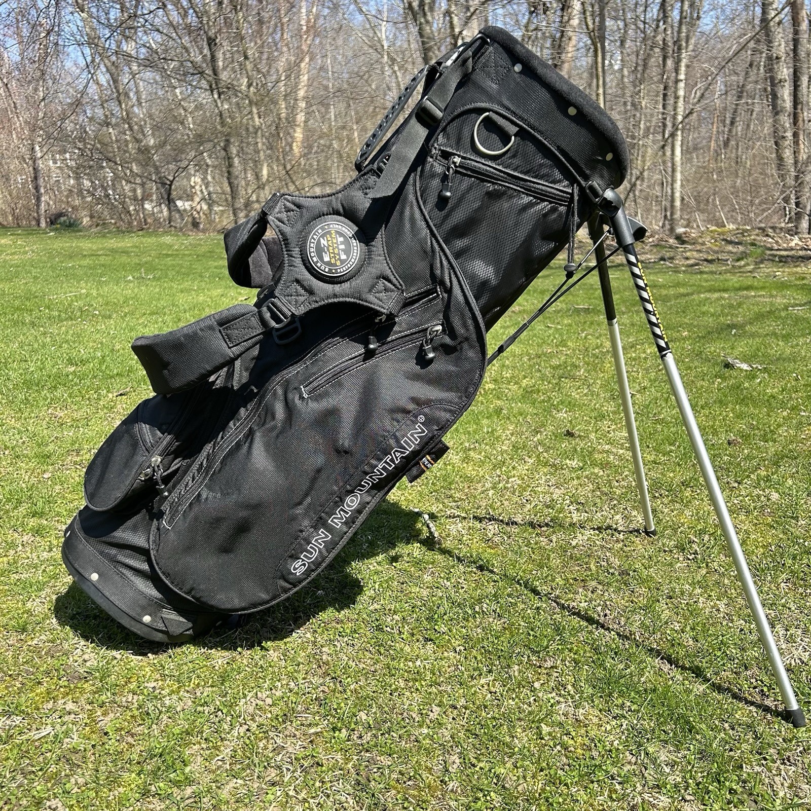 Stand Carry 3.5 6-way E-z Fit Strap System Black