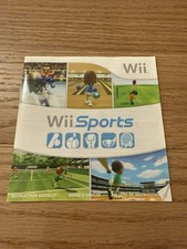 Nintendo Wii No Game Wii Sports Sleeve and Manual Only