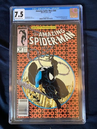 The Amazing Spider-Man #300 Newsstand CGC 7.5  (Marvel Comics May 1988)