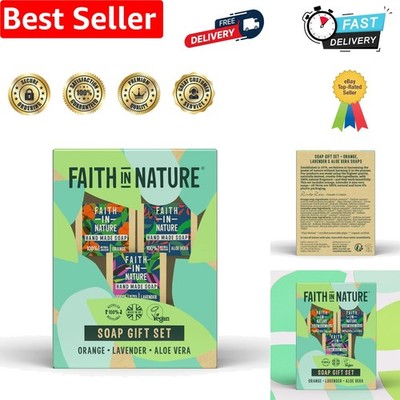 Natürliche handgemachte Seife Geschenkset und Tierversuchsfrei, keine SLS oder Parabene, 3 x 100g