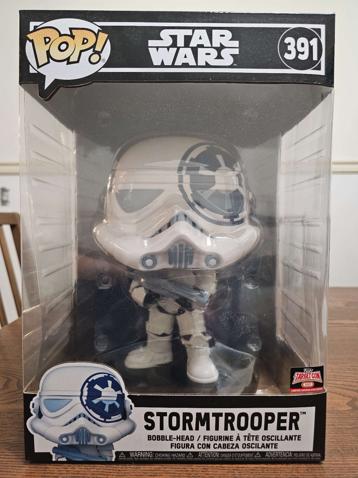 En Oferta Funko Pop Star Wars: Stormtrooper 10&Quot; Jumbo #391 (Targetcon Exclusive)