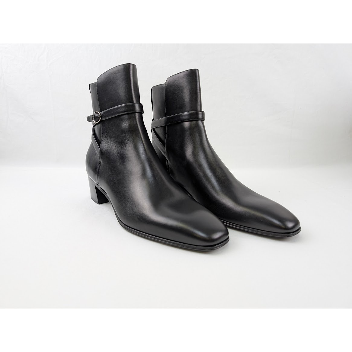 Stivali Saint Laurent Paris Terry 45 Jodhpur Marrakech in nero nuovi con etichette 41