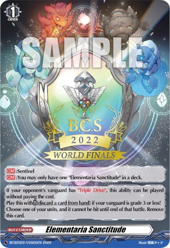 Elementaria Sanctitude (World Finals 2022) (BCS2022/VGS05EN) [Bushiroad Event
