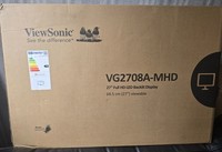 ViewSonic VG2708A-MHD 27 Full HD LED backlit monitor.