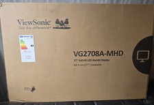ViewSonic VG2708A-MHD 27" Full HD LED backlit monitor.