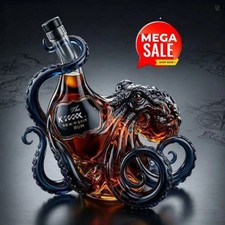 Sea Monster Octopus Whiskey Decanter A Unique Gift for Whiskey Lovers Barware UK