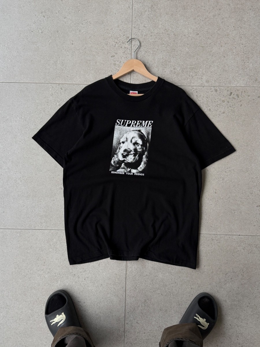 Supreme dog remember your friends t shirt size L | eBay