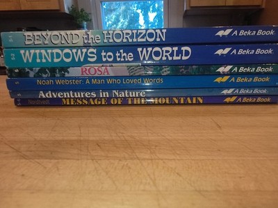  Lot Of 6 A Beka Readers Grade 5