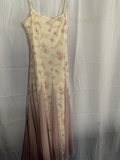 SHEIN Womens Small Spaghetti Strap Dress Flowy Pink Boho Cottagecore