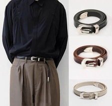BELT Classic Our Legacy Grained Leather Pin-Buckle Limited Color Unisex