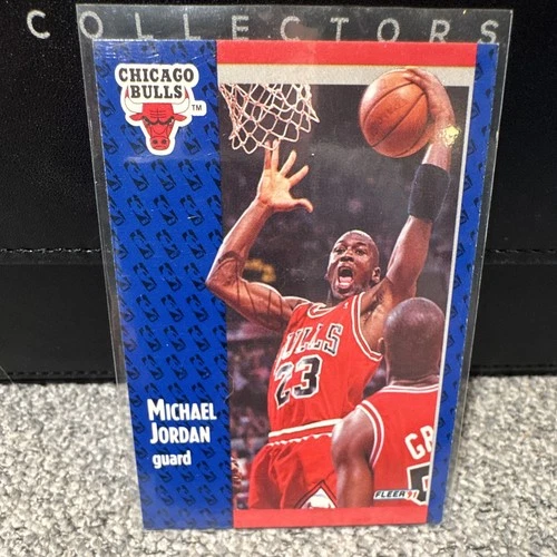 Fleer 1991-92 Michael Jordan #29 Chicago Bulls Basketball Base Set Card