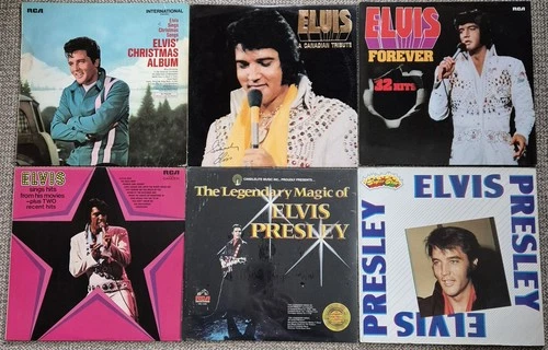 JOB LOT 6 x Elvis Presley LP Vinyl Record Albums LOT 3