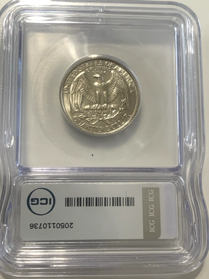 1993D Washington Quarter IGC MS 67-Low Pop w/ High 67 grade! Guide Value $395+ - Image 2 of 4