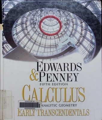 Calculus with analytic geometry C. Henry Edwards, David E. Penney.