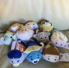    LOT OF 10 Disney Tsum Tsum Plush 3.5  Zootopia, Frozen, Star Wars and more