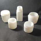 Lot of 5 Vintage Milk Glass Cosmetic Jars Pond’s Cold Cream Made in USA