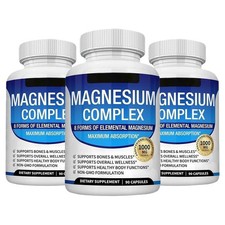 1~5x Magnesium 8 in 1 Complex 1000mg & Blood ...