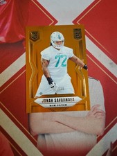 2025 Panini Donruss Elite Football Orange Rookie Jonah Savaiinaea /199