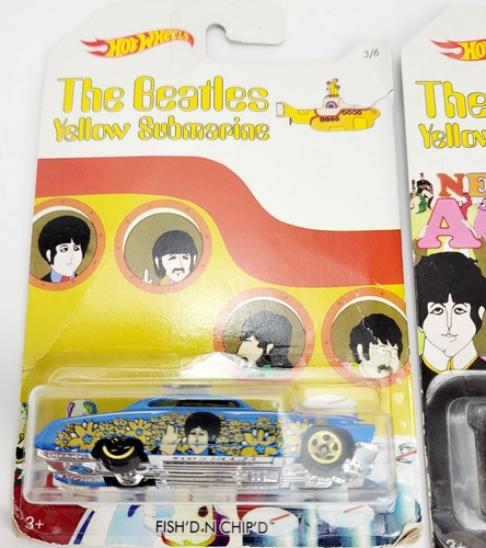Hot Wheels Fish'd N Chip'd - Série Beatles Yellow Submarine - 1/64 - 2016