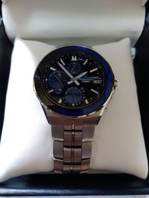 CASIO OCEANUS Manta OCW-S5000EK-1AJF Limited Edition Titan Solar Funkuhr